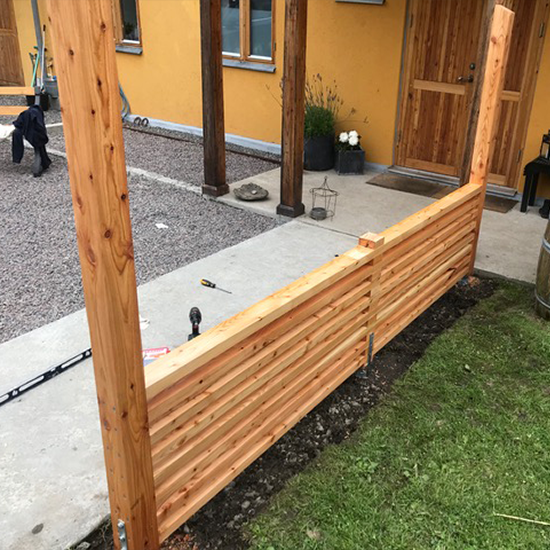 Pergola på terrasse